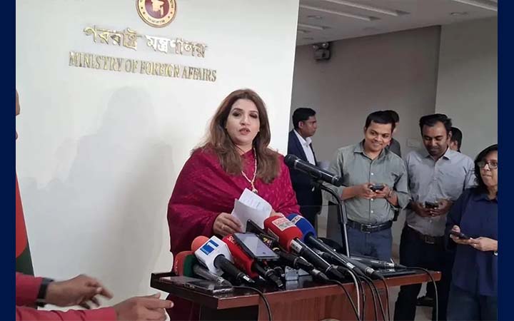 শেখ হাসিনাকে প্রত্যর্পণে ভারতের রাজনৈতিক সদিচ্ছা থাকতে হবে : পররাষ্ট্র প্রতিমন্ত্রী