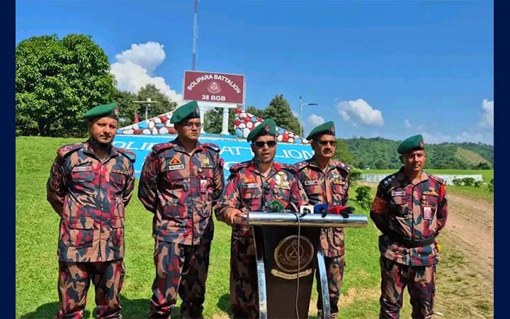 থানচিতে সশস্ত্র গোষ্ঠীগুলোর চাঁদা আদায় ৩৭ শতাংশ কমেছে: বিজিবি