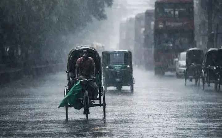 ২৪ ঘণ্টায় তিন বিভাগে বৃষ্টির আভাস