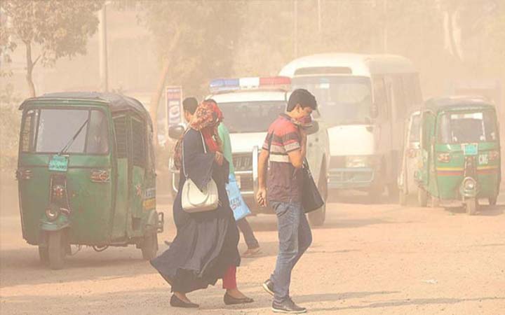 দূষণের তালিকায় বাংলাদেশের ৪ শহর