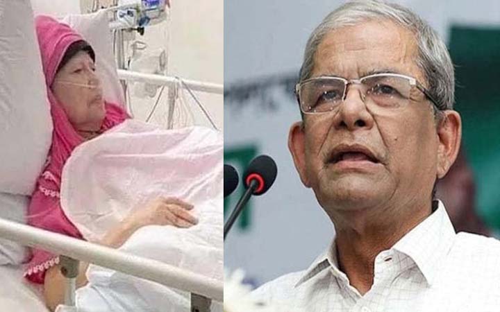 খালেদা জিয়াকে দেখতে হাসপাতালে ফখরুল