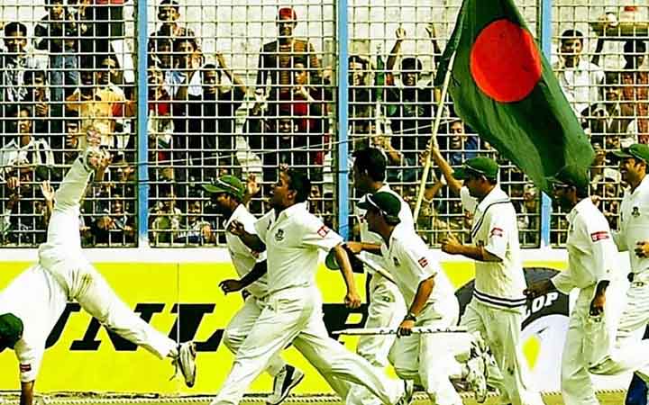 টেস্ট জয়ের ১৯ বছর পূর্ণ করল বাংলাদেশ