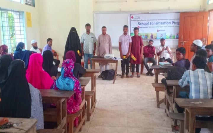 মাদরাসা শিক্ষার্থীদের নিয়ে সেনসিটাইজেশন প্রোগ্রাম