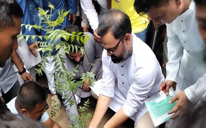 রূপনগরে ২০ হাজার নিমগাছ রোপণের উদ্যোগ নিলো বিএনপি