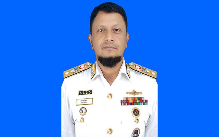 নৌবাহিনী প্রধান হলেন নাজমুল হাসান
