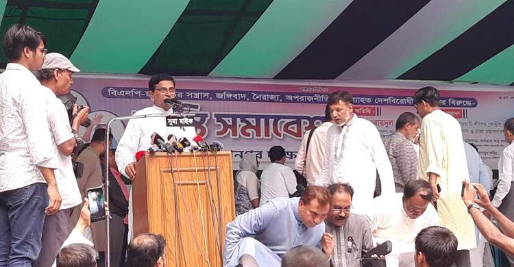 বিএনপিকে হানিফ “অনেক হয়েছে আন্দোলন, এবার ঘরে ফিরে যা”