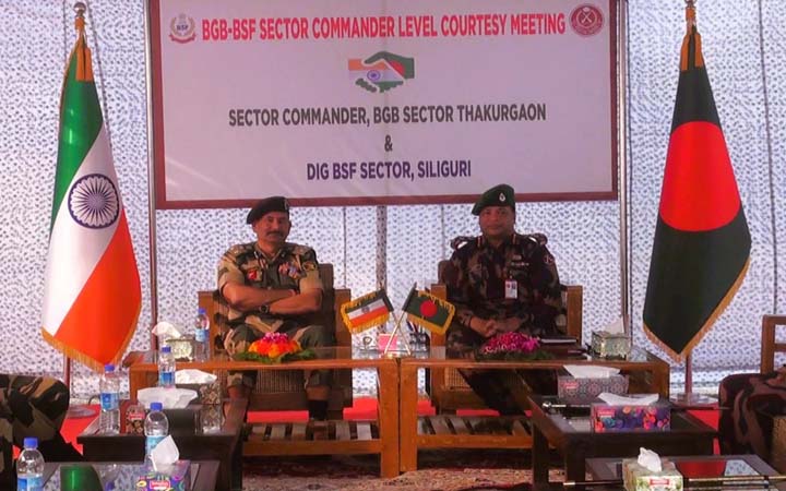 বিজিবি-বিএসএফ সেক্টর কমান্ডার বৈঠকে বাংলাদেশি যুবক হত্যার প্রতিবাদ