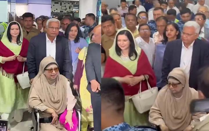 দেশে ফিরলেন খালেদা জিয়া, নেতাকর্মীদের উচ্ছ্বাস