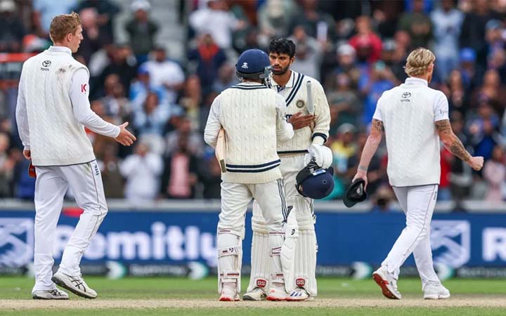 ম্যানচেস্টারে টেস্ট বাঁচিয়ে বিশ্ব চ্যাম্পিয়নশিপে পয়েন্ট বাড়ল ভারতের