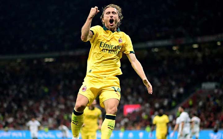 লুকা মদ্রিচের গোলে জয় পেল এসি মিলান