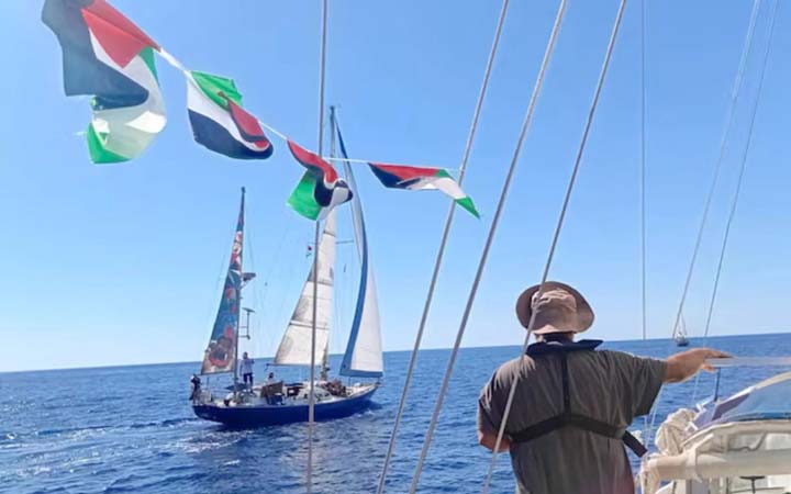 স্পেন- ইতালির ঘোষণা গাজাগামী সুমুদ ফ্লোটিলার বহরকে সুরক্ষার