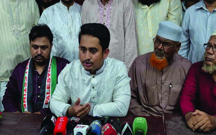 এনসিপির মার্কা শাপলাই হবে : উত্তরাঞ্চলের মুখ্য সংগঠক সারজিস আলম
