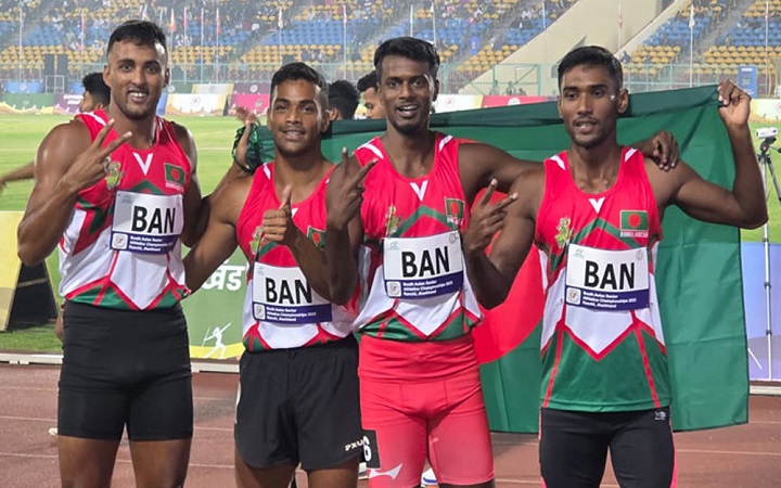 সাফ অ্যাথলেটিকসে প্রথম পদক বাংলাদেশের