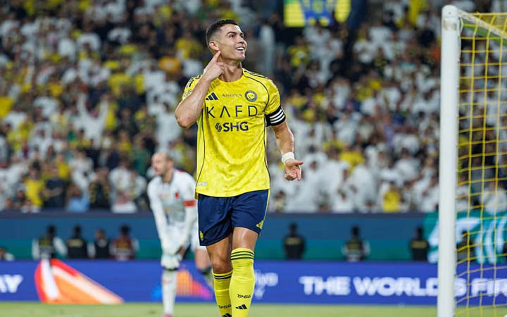 রোনালদোর ৯৫০তম গোলে আল নাসরের টানা ৬ জয়