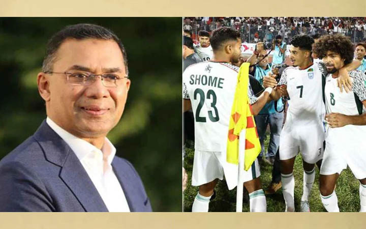 আমাদের ফুটবলাররা তরুণদের অনুপ্রেরণা : বিএনপির ভারপ্রাপ্ত চেয়ারম্যান তারেক রহমান