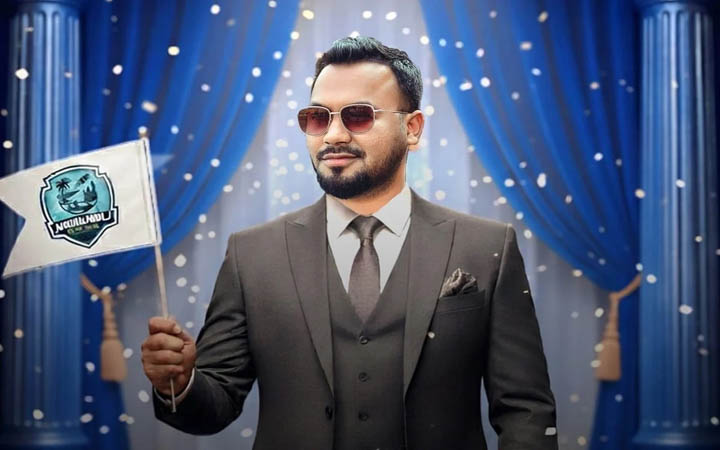 বিপিএলে নোয়াখালী এক্সপ্রেসের ব্র্যান্ড অ্যাম্বাসেডর জিয়াউল হক পলাশ