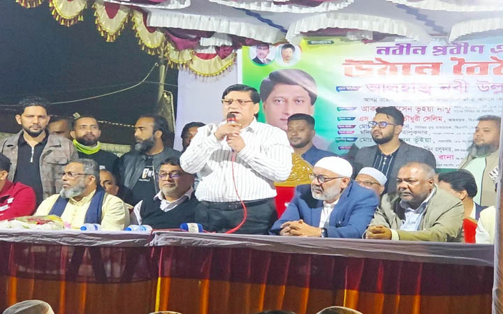 ডেমরায় বিএনপি প্রার্থী নবী উল্লাহ নবীর উঠান বৈঠক