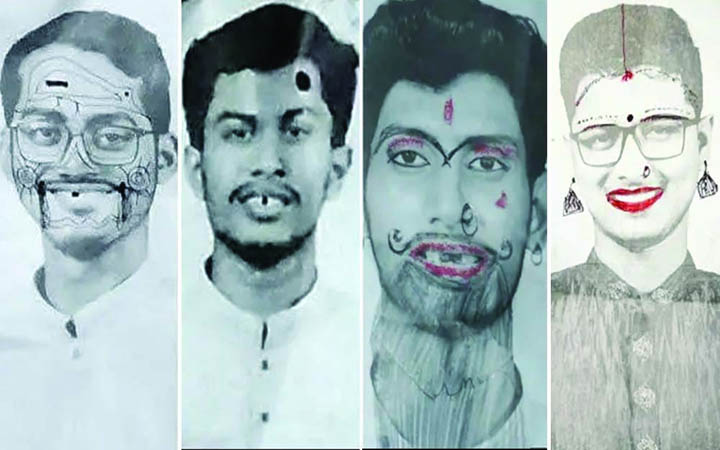 জকসুতে শিবিরের ভিপি-জিএসসহ ৪ প্রার্থীর ছবি বিকৃতি