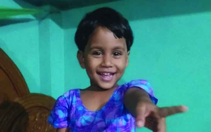 পুকুরে মুখ ধুতে গিয়ে প্রাণ গেল ৩ বছরের শিশু জান্নাতুল হুমায়রার