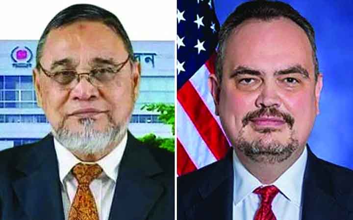 আজ সিইসির সঙ্গে যুক্তরাষ্ট্রের নতুন রাষ্ট্রদূতের বৈঠক