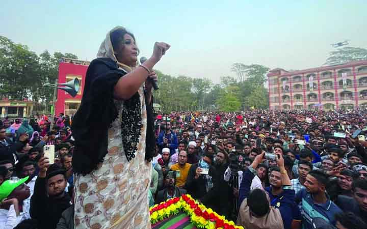 আমি এমপি না হলেও আপনাদের পাশে থাকব : শামা ওবায়েদ ইসলাস রিংকু