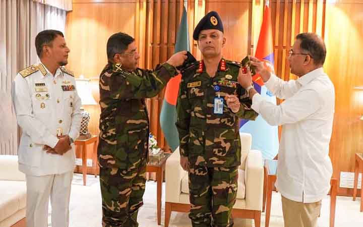 সশস্ত্র বাহিনী বিভাগের নতুন প্রিন্সিপাল স্টাফ অফিসারের দায়িত্বভার গ্রহণ