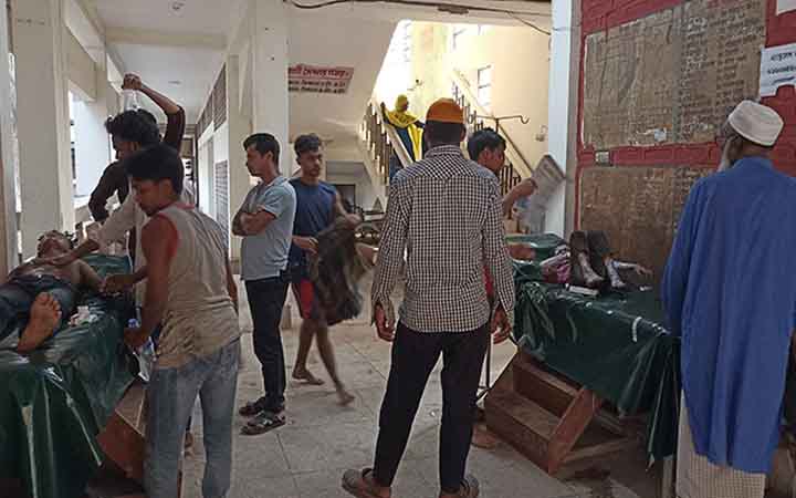 কুমিল্লার ব্রাহ্মণপাড়ায় গ্যাস লিকেজে বিস্ফোরণ, শিশুসহ দগ্ধ ২