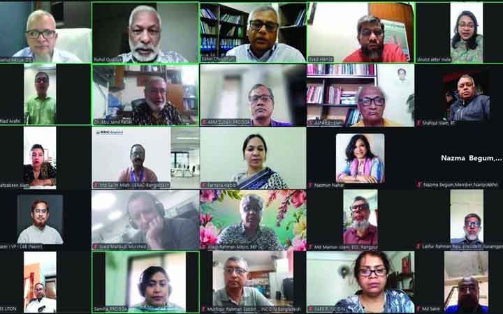 উচ্চ রক্তচাপ মোকাবেলায় টেকসই অর্থায়ন অপরিহার্য : বিশ্ব স্বাস্থ্য দিবস উপলক্ষে ওয়েবিনারে  বক্তারা