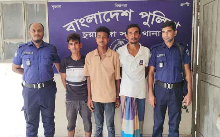 ১৫ বছরের শিশুকে ধর্ষণ ও ভিডিও  ধারণ, গ্রেপ্তার ৩