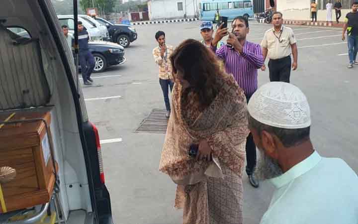 দেশে পৌঁছেছে ইরাকে নিহত প্রবাসী শ্রাবনের মরদেহ
