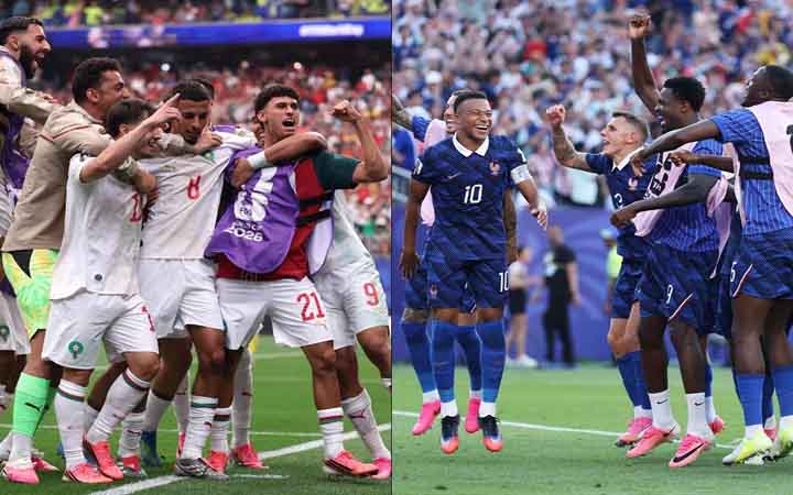 কোয়ার্টার ফাইনালে মরক্কোকে পেল ফ্রান্স