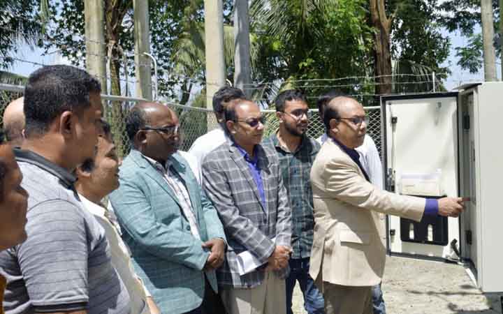 নোবিপ্রবিতে বিদ্যুৎ উপকেন্দ্র চালু