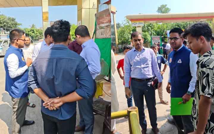 চাঁদপুরে ওজনে কারচুপি ও লাইসেন্সহীন উৎপাদনে দুই প্রতিষ্ঠানকে জরিমানা