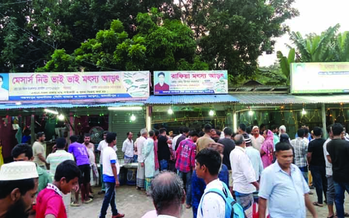 মাদারীপুরে ইলিশের মেলা