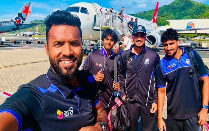১৪ ঘণ্টার ভোগান্তি পেরিয়ে ম্যাকাইয়ে টাইগাররা
