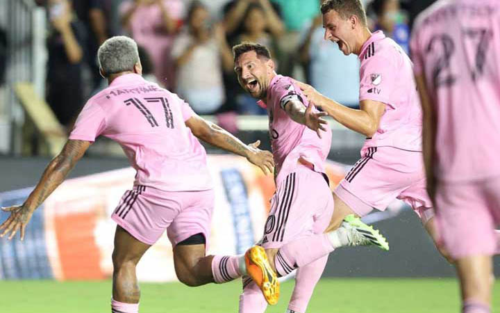 মেসি জাদুতে প্রথমবারের মতো ফাইনালে মায়ামি