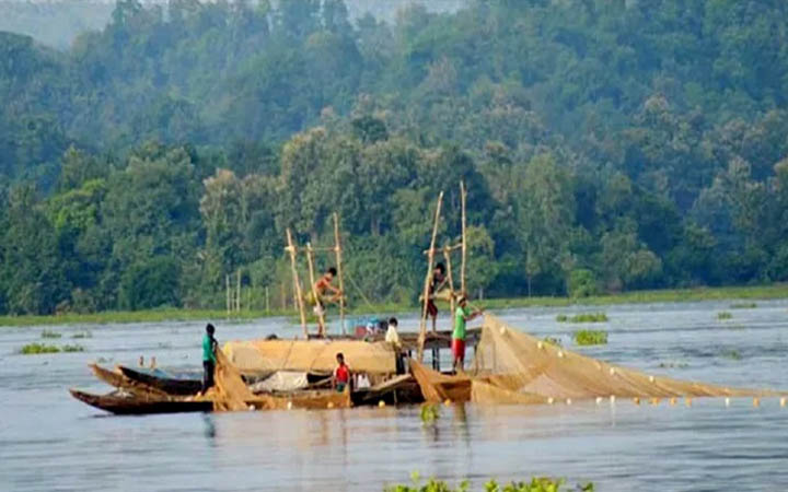 কাপ্তাই হ্রদে ৩ মাস মাছ শিকারে নিষেধাজ্ঞা শুরু