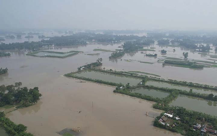 জামালপুরে বন্যা পরিস্থিতির অবনতি