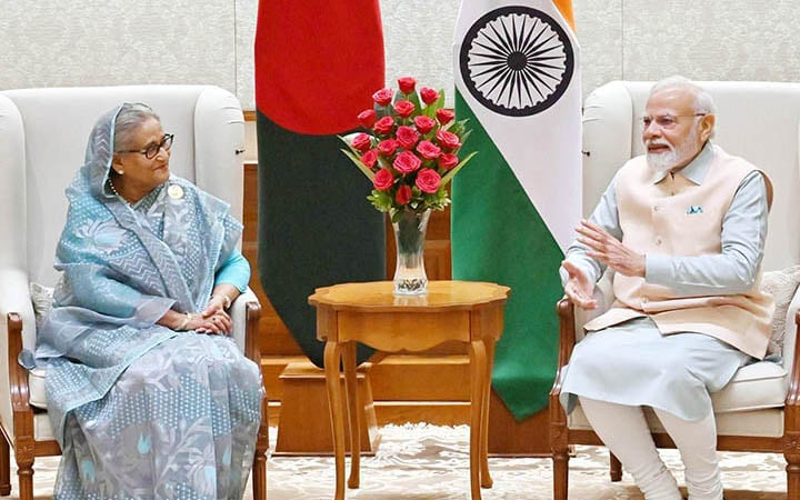 ঢাকা-দিল্লি সম্পর্ক জোরদারে হাসিনা-মোদির ঐকমত্য