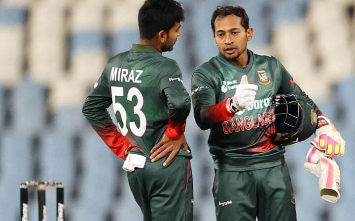শেষ ওয়ানডেতে অধিনায়ক মিরাজ, ফিরলেন মুশফিক-তাসকিন
