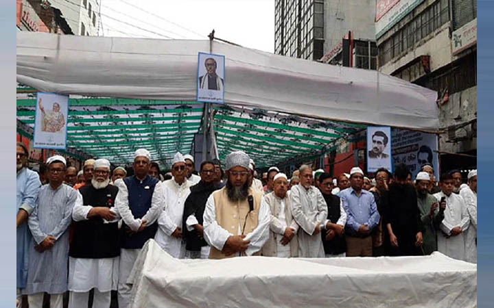 বঙ্গবন্ধু অ্যাভিনিউতে দীপু চৌধুরীর জানাজা সম্পন্ন