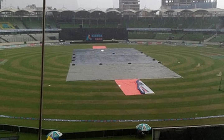 মিরপুর টেস্ট: বৃষ্টিতে বিলম্বিত দ্বিতীয় দিনের খেলা