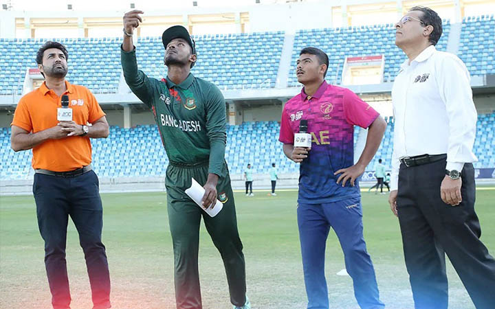 যুব এশিয়া কাপ: টস হেরে ব্যাটিংয়ে বাংলাদেশ