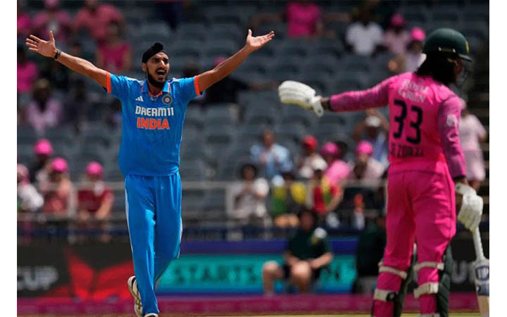 আর্শদিপের বোলিং তোপে উড়ে গেল দক্ষিণ আফ্রিকা