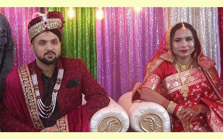 বিয়ের পিঁড়িতে বসলেন সাফজয়ী স্বপ্না