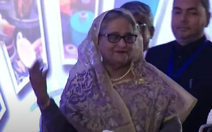 বাণিজ্য মেলার উদ্বোধনী অনুষ্ঠানে প্রধানমন্ত্রী