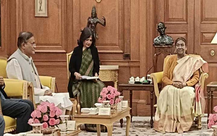 শেখ হাসিনার ভূয়সী প্রশংসা করেছেন ভারতের রাষ্ট্রপতি