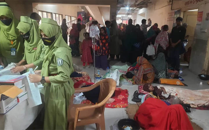 জয়পুরহাটে ডায়রিয়ার প্রকোপ, একদিনেই হাসপাতালে ভর্তি ১৮৩