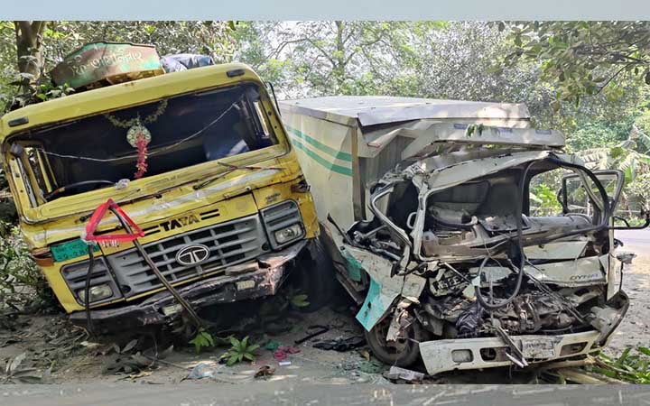 হবিগঞ্জে ট্রাক-পিকআপ সংঘর্ষে নিহত দুই