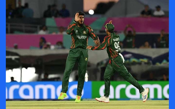 বিশ্বকাপের অভিষেক ম্যাচেই চমক দেখালেন রিশাদ